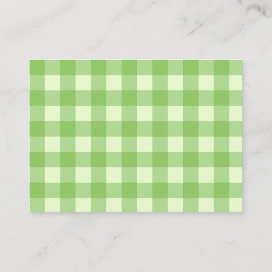 Matcha Couples Shower Game Date Idea Card Plaatskaartje (Achterkant)