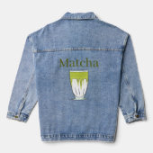 Matcha denim jas jacket (Achterkant)
