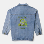 Matcha denim jas jacket (Achterkant)