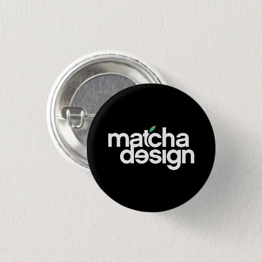 Matcha Design Button (Voorkant /achterkant)