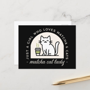 Matcha en kattenliefhebbers grappige citaten esthe briefkaart