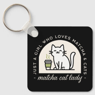 Matcha en kattenliefhebbers grappige citaten esthe sleutelhanger