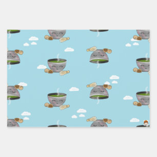 Matcha en Mochi pakpapier Inpakpapier Vel