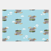 Matcha en Mochi pakpapier Inpakpapier Vel (Voorkant 2)