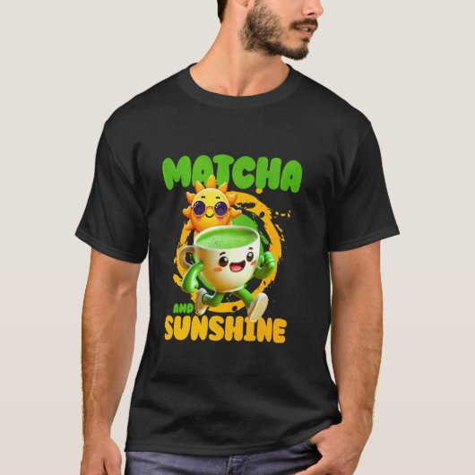 Matcha En Zonneschijn T-shirt (Voorkant)