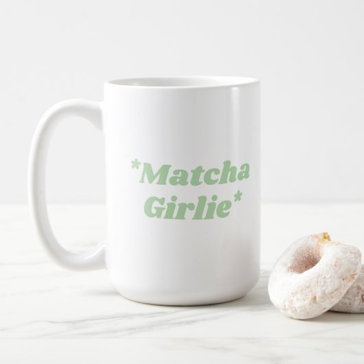 Matcha Girlie Coffee Tea Mug Koffiemok (Met donut)