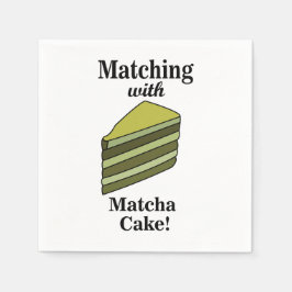 Matcha Green Cake Party Servet