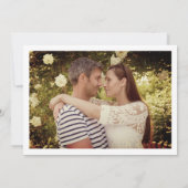 Matcha Green Modern Minimalist Bold Numbers Foto Save The Date (Achterkant)