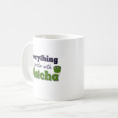 Matcha Green Tea, alles is beter met matcha Koffiemok (Voorkant links)