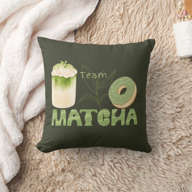 Matcha Green Tea, alles is beter met matcha Kussen (Deken)