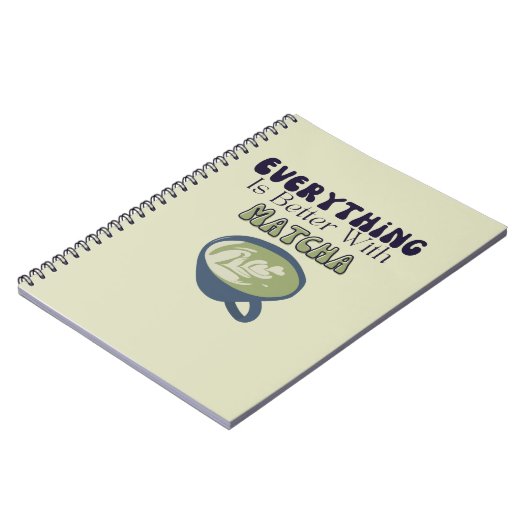 Matcha Green Tea, alles is beter met matcha Notitieboek (Linkerzijde)