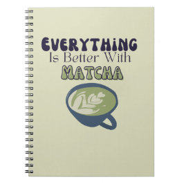 Matcha Green Tea, alles is beter met matcha Notitieboek