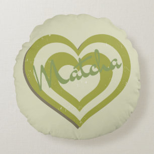 Matcha Green Tea, alles is beter met matcha Rond Kussen