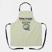 Matcha Green Tea, alles is beter met matcha Schort (Voorkant)