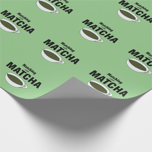 Matcha Green Tea Cadeaupapier (Hoek)