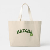 Matcha Green Tea Canvas tas (Achterkant)