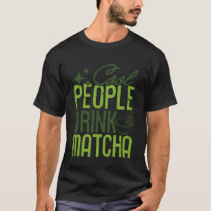 Matcha Green Tea Lover ICES Matcha Latte Lange Mou T-shirt
