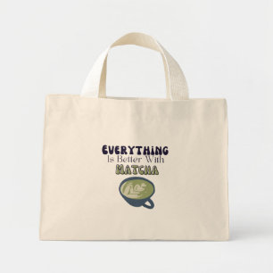 Matcha Green Tea Mini Tote Bag