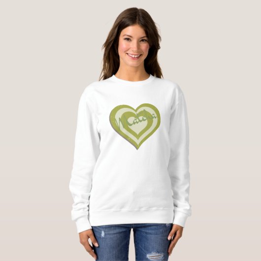 Matcha Green Tea Personalized Sweatshirt (Voorkant volledig)