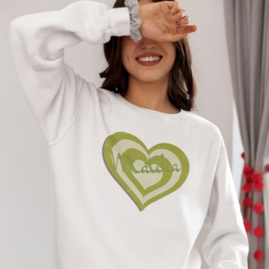 Matcha Green Tea Personalized Sweatshirt