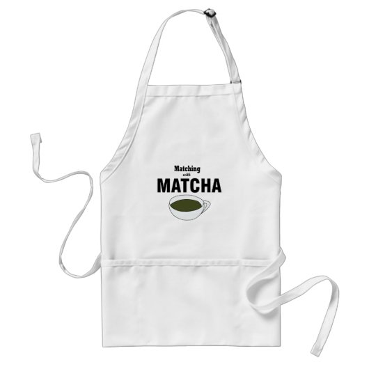 Matcha Green Tea Standaard Schort (Voorkant)