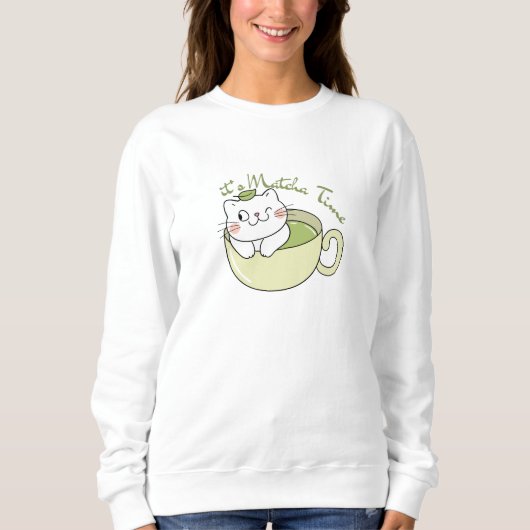 Matcha Green Tea Sweatshirt (Voorkant)