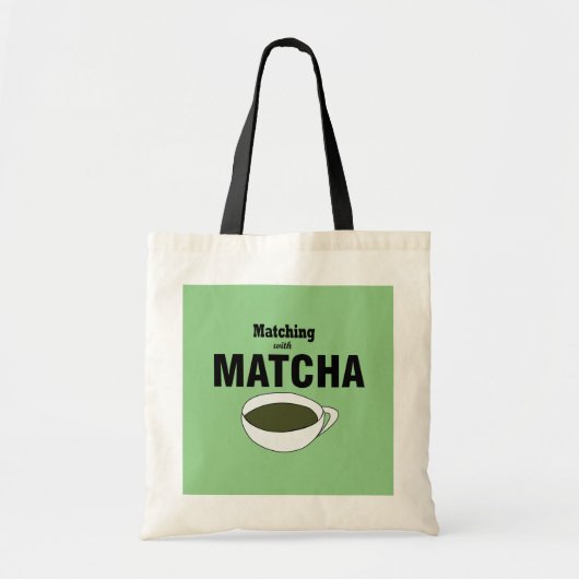 Matcha Green Tea Tote Bag (Voorkant)