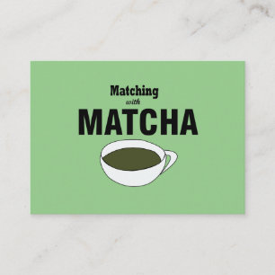 Matcha Green Tea Visitekaartje