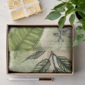 Matcha Groen Japans thee drink ephemera patroon 1 Tissuepapier (Geschenk)