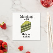 Matcha Groene Cake Feest Servet (Insitu)