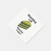 Matcha Groene Cake Feest Servet (Hoek)