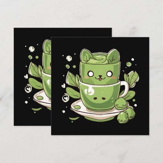 matcha groene thee (Voorkant / Achterkant)