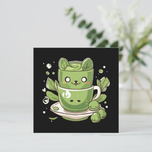 matcha groene thee (Staand voorkant)