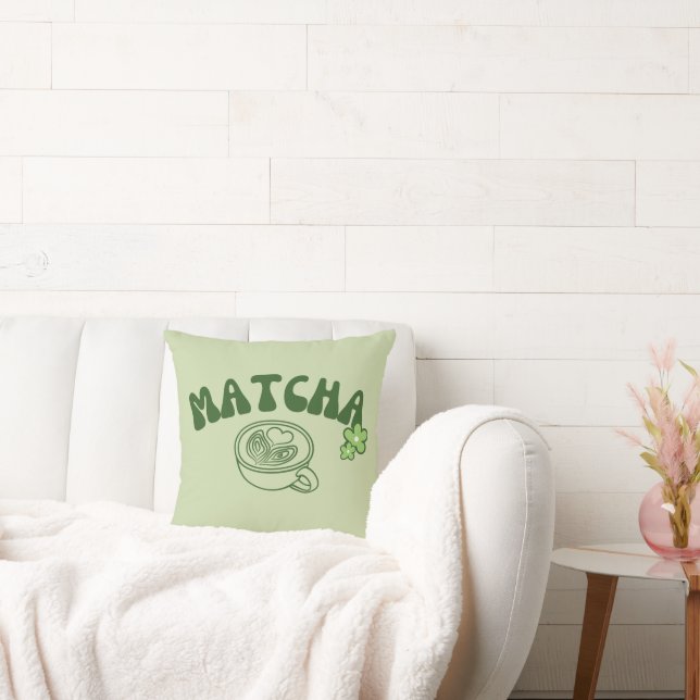 Matcha Groene Thee, Alles is beter met matcha Kussen (Bank)