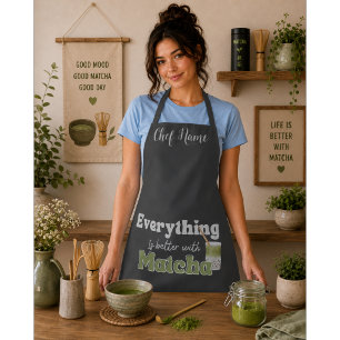 Matcha Groene Thee, Beste Theeën T-Shirt Schort