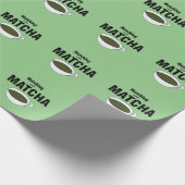 Matcha Groene Thee Cadeaupapier (Hoek)