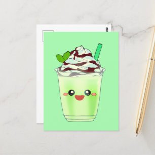 Matcha Groene Thee Gemengde Drink Briefkaart