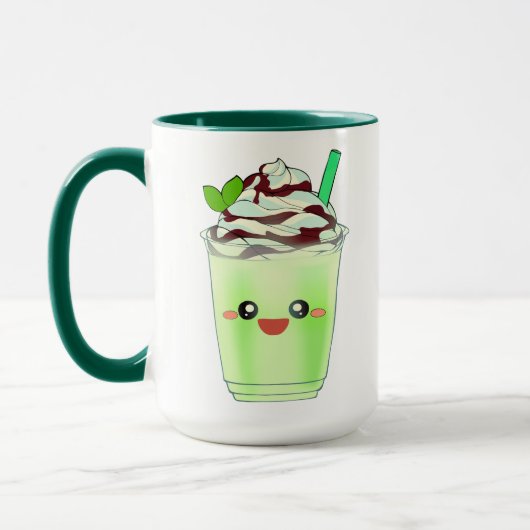 Matcha Groene Thee Gemengde Drink Mok (Links)