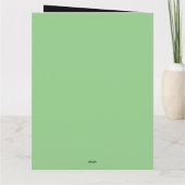 Matcha Groene Thee Groet Kaart (Achterkant)