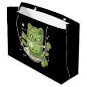 Matcha groene thee groot cadeauzakje (Achterkant Gekanteld)