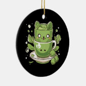 Matcha groene thee keramisch ornament (Rechts)