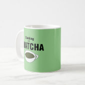 Matcha Groene Thee Liefhebber Koffiemok (Voorkant links)