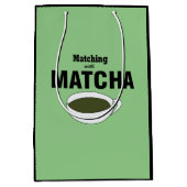Matcha Groene Thee Medium Cadeauzakje (Voorkant)