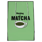 Matcha Groene Thee Medium Cadeauzakje (Achterkant)