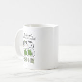 Matcha Groene Thee Mochi Kat Kawaii Koffiemok (Voorkant links)