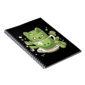 matcha groene thee notitieboek (Rechterzijde)