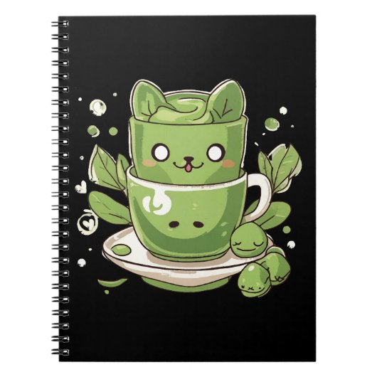 matcha groene thee notitieboek (Voorkant)
