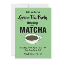Matcha Groene Thee Party