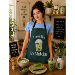 Matcha Groene Thee Schort