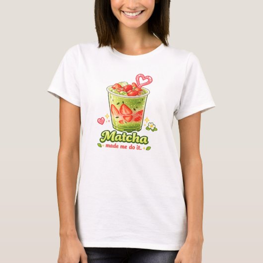 Matcha Groene Thee T-shirt (Voorkant)